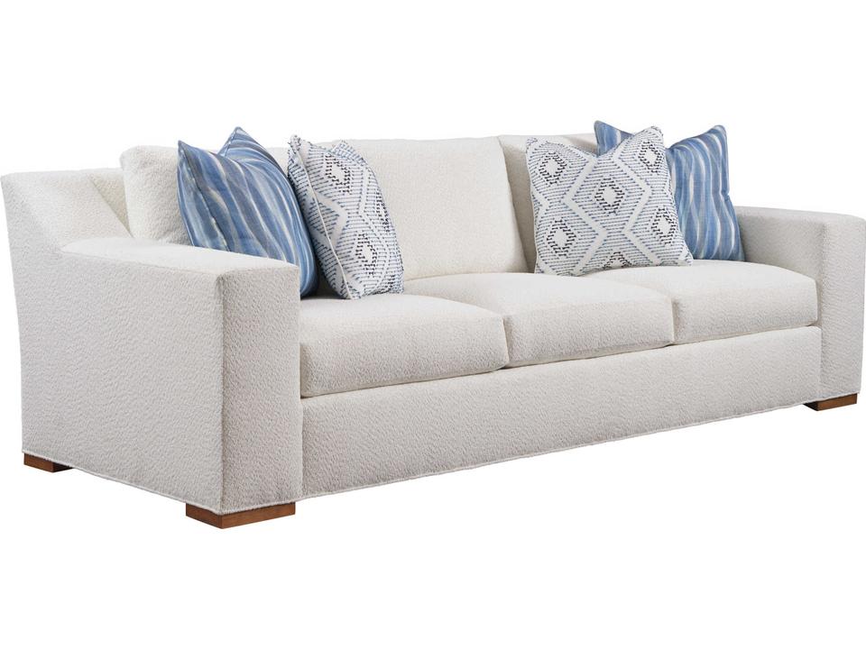 Shaws Cove 3-Seat Sofa with Ultra Down Cushions in Seabreeze Fabric
