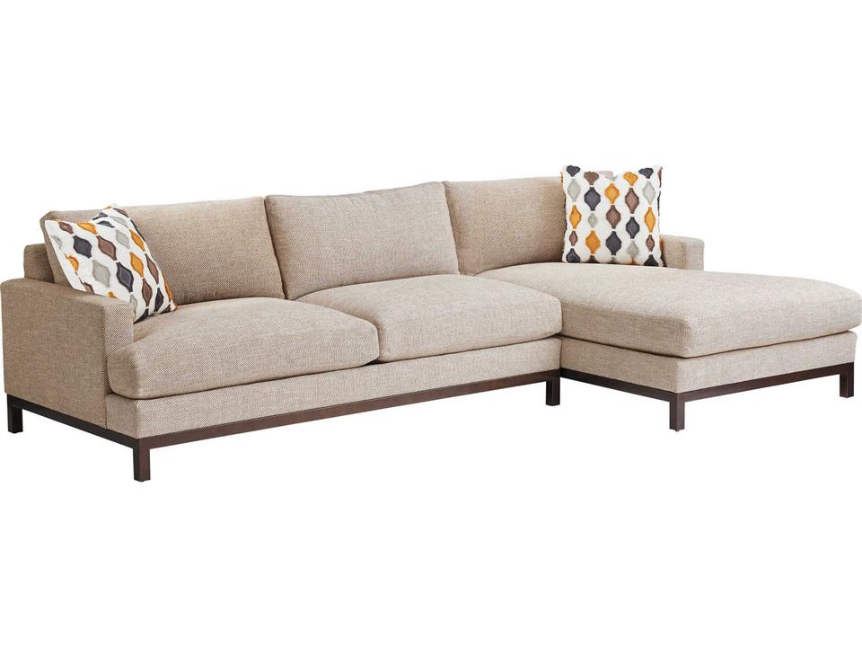 Horizon 2-Piece Modular Leather Sectional