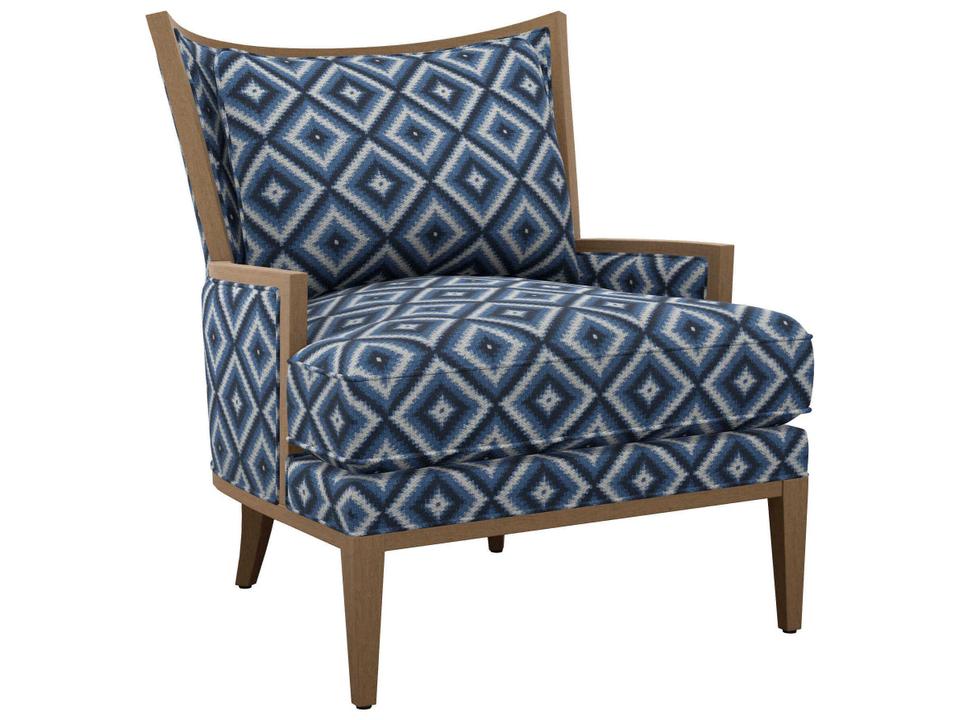 Featured Upholstery Atwood Blue Accent Chair