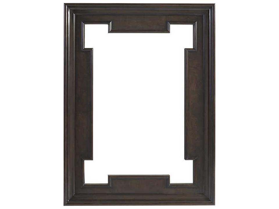 Brentwood Highwood Rectangular Mirror in Wilshire Gray