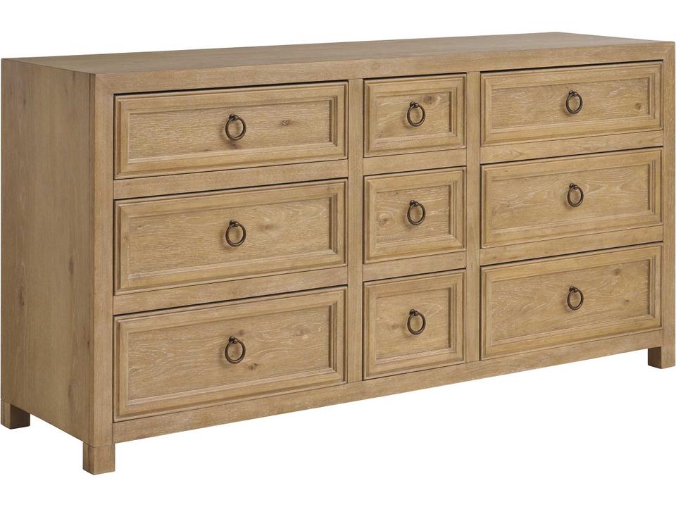 Montecito Hillcrest Triple Dresser Oak Wood