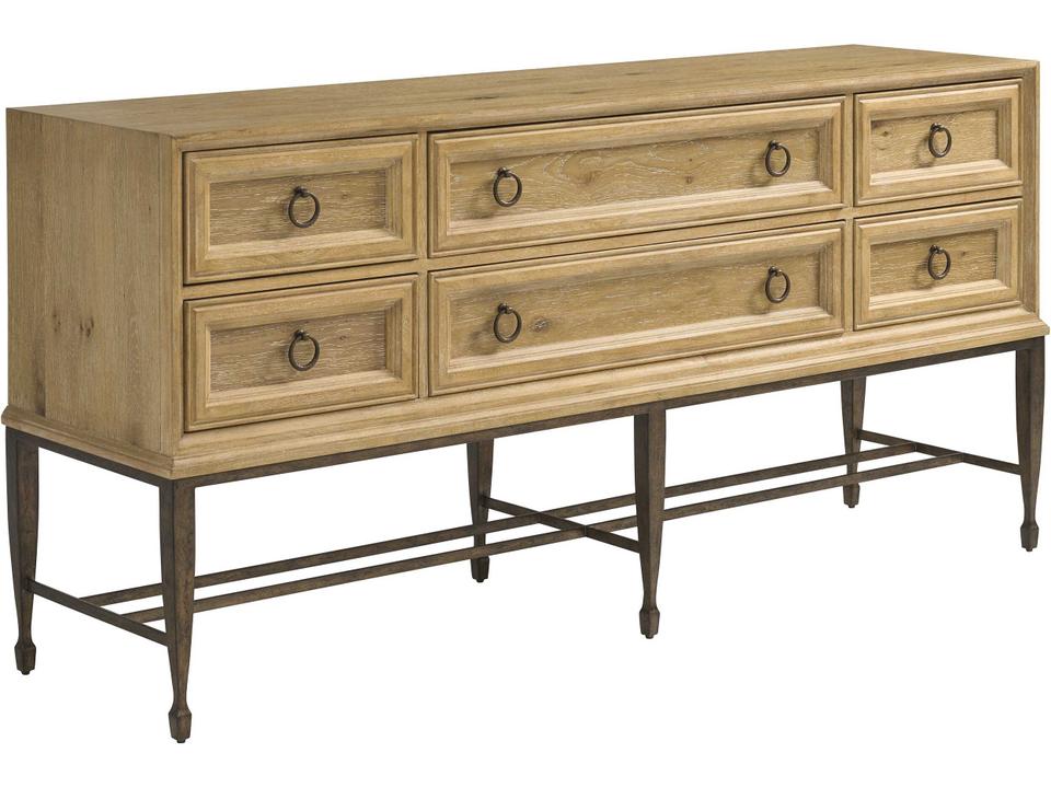 Montecito Birnam 75-Inch Oak Wood Sideboard