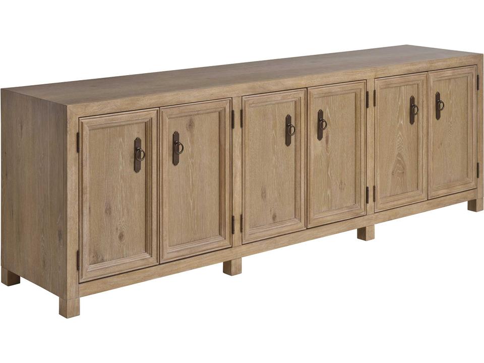 Montecito Westbourne 92-Inch Oak Media Console in Chaparral