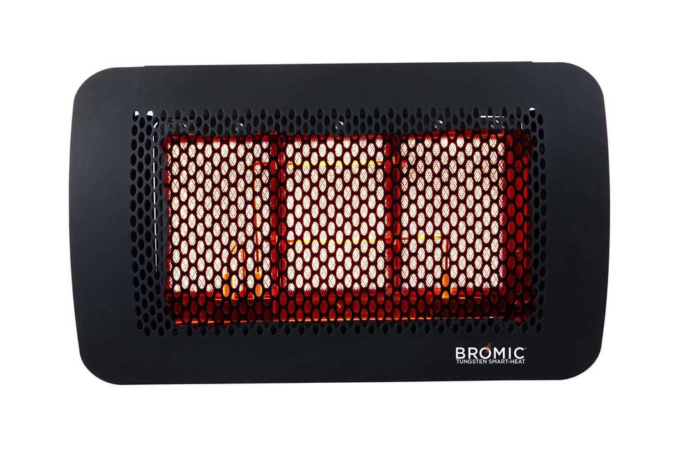 Stainless Steel Tungsten Smart-Heat Gas 3 Burner Radiant Heater
