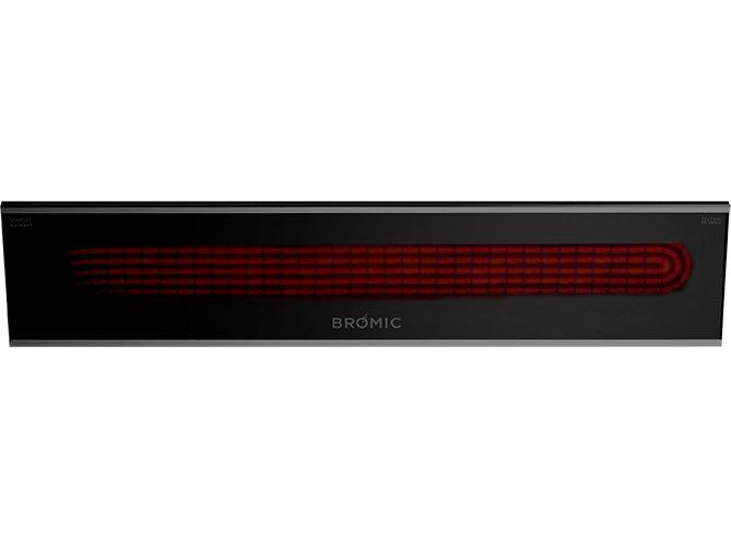 Electric Platinum Smart Heat Black 3400 Watt Mounted Patio Heater