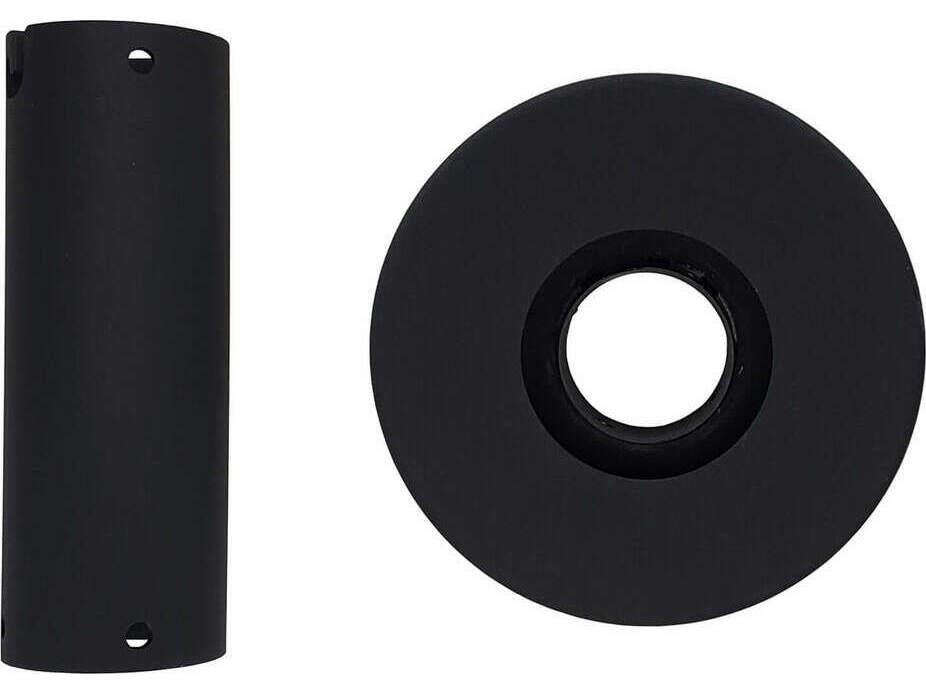 Eclipse Electric 8-Inch Straight Ceiling Pole in Matte Black