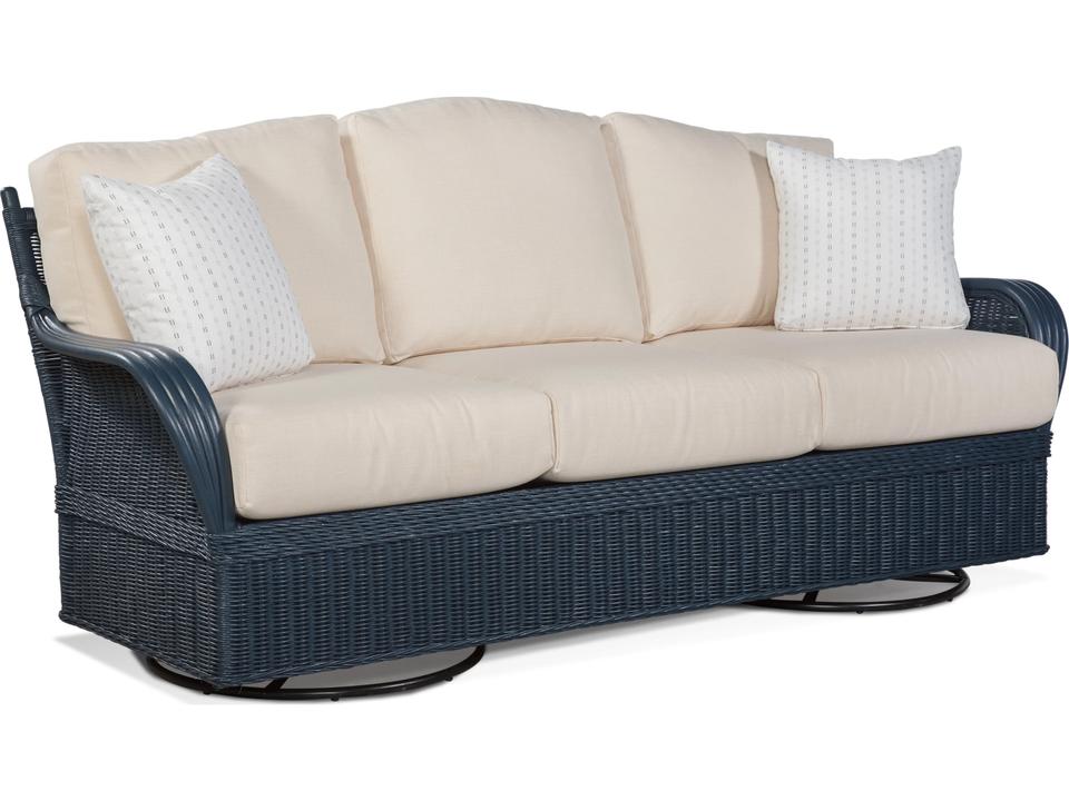 Bodega Bay 84-Inch Wicker Cushion Sofa