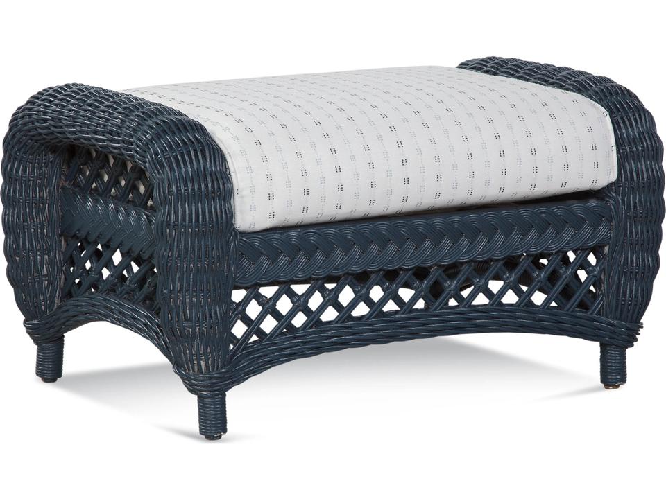 Clara Wicker Cushion Ottoman