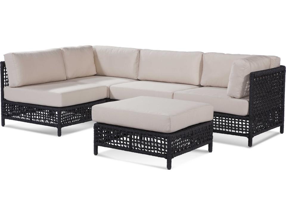 Bayside Five-Piece Modular Outdoor Sectional Sofa