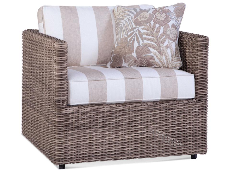 Paradise Bay PE Aluminum Lounge Chair with Cushion