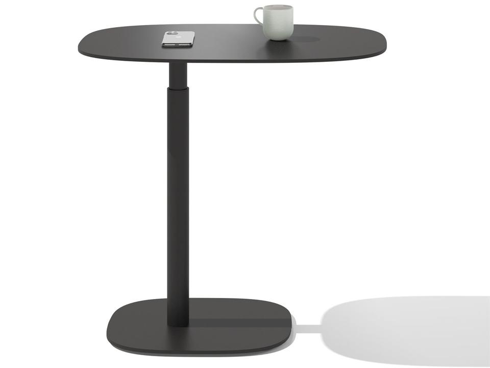 Serif Lift Laptop Side Table Adjustable Height Pepper
