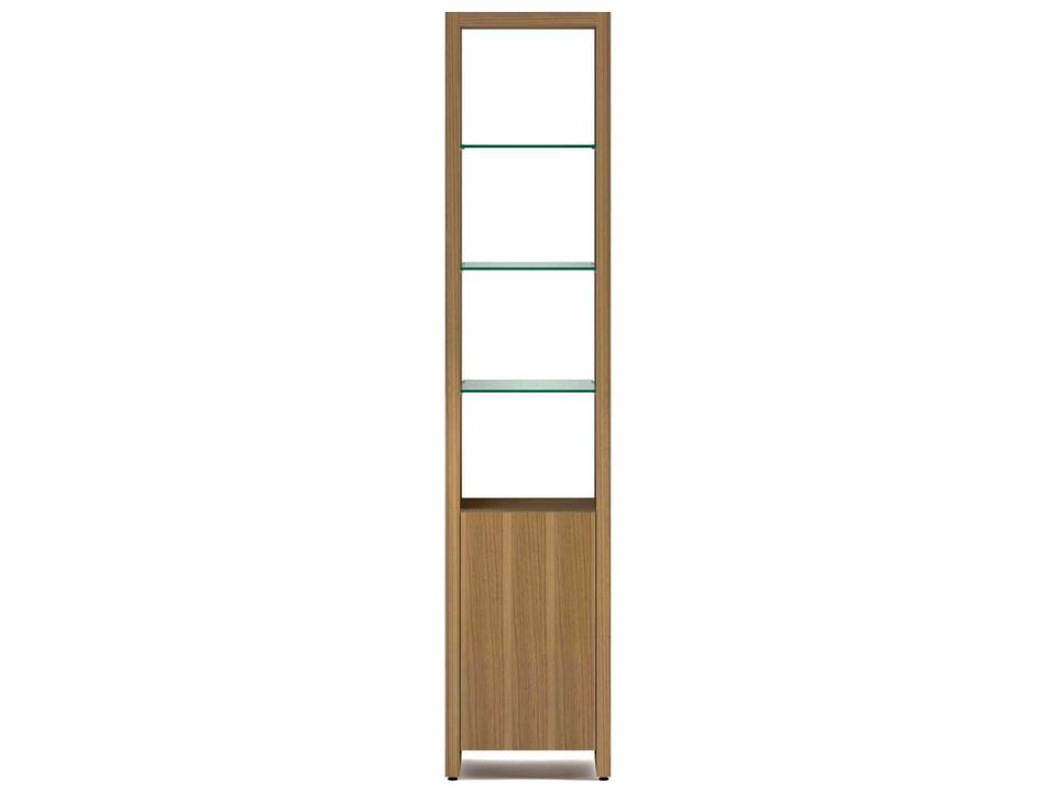 Linea Single Shelf Bookcase Narrow Modern Storage