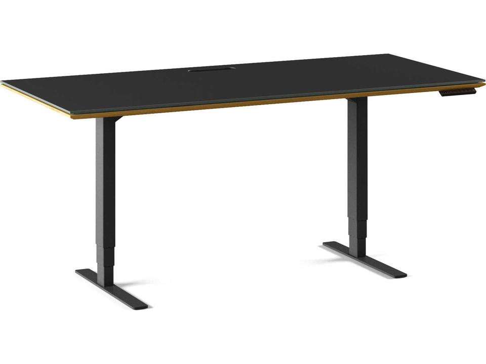 Sequel 20 Lift Standing Desk Natural Walnut 66x30