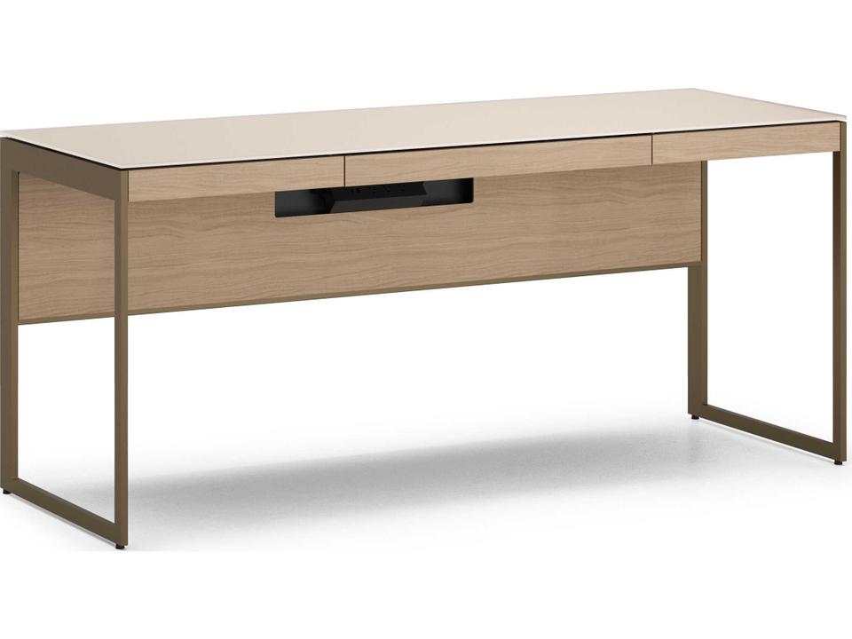Sequel Studio Brown Oak Wood Writing Desk
