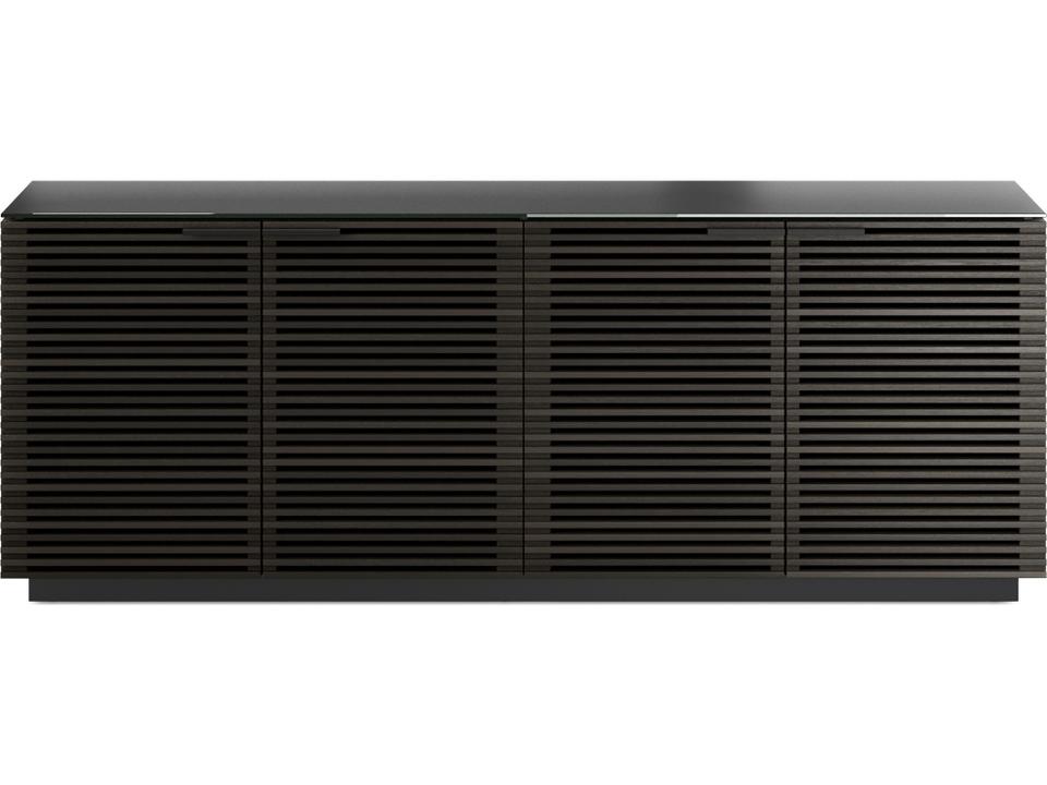 Corridor 8109 4-Door Storage Credenza in Charcoal Stained Ash