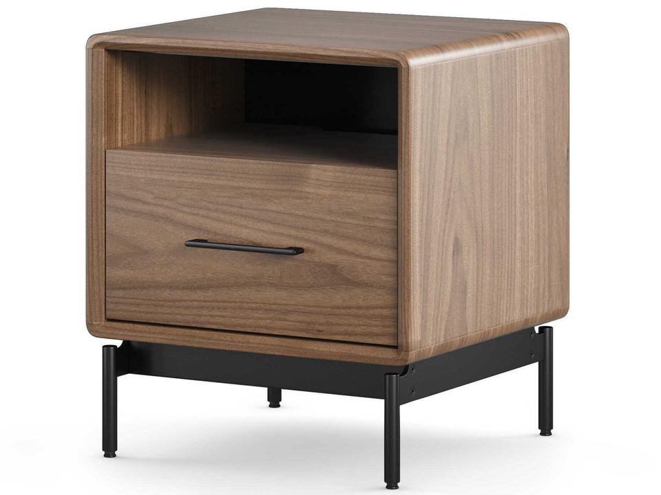 Linq Nightstand 22 Inch Sliding Top Integrated Power