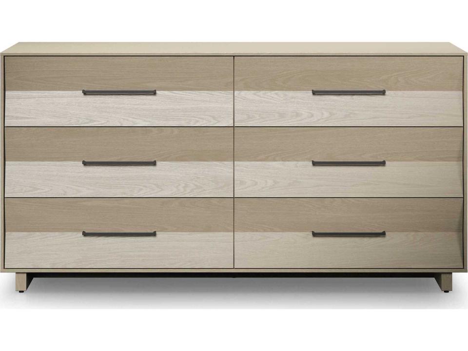 Kava 6-Drawer Dresser in Washed Oak