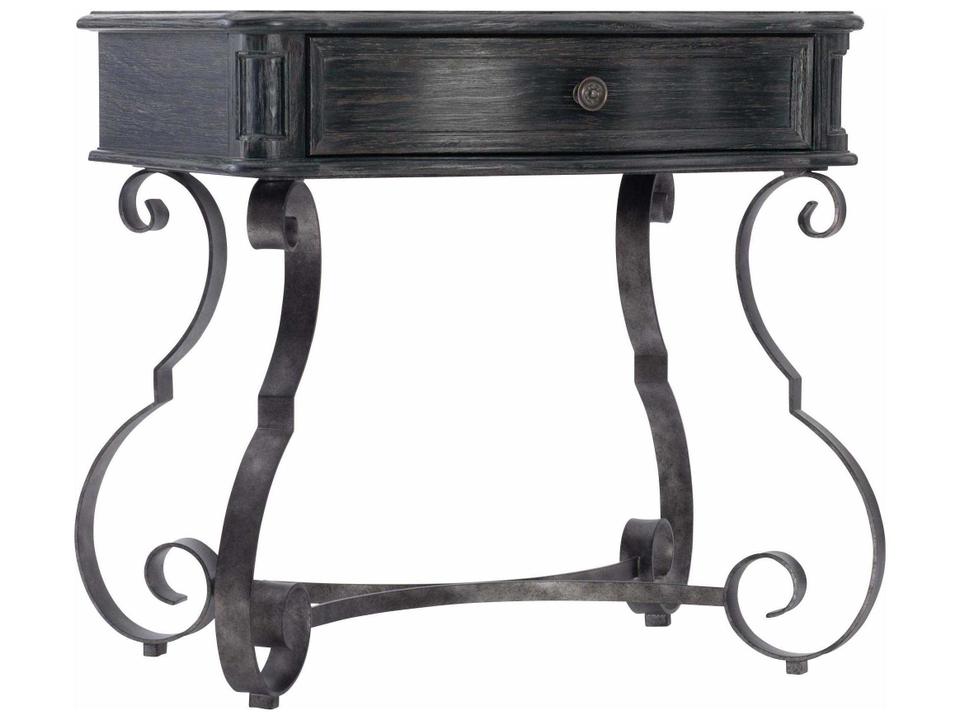 Villa Toscana One-Drawer Nightstand in Ember Finish