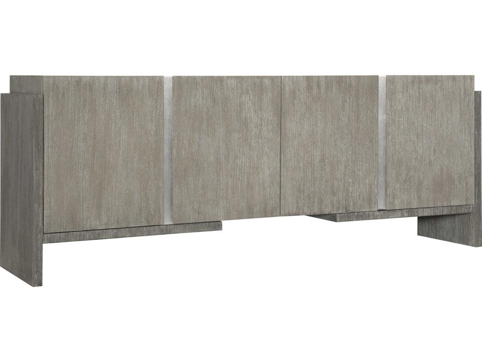 Foundations 4-Door Buffet in Light Shale and Dark Shale Two-Tone