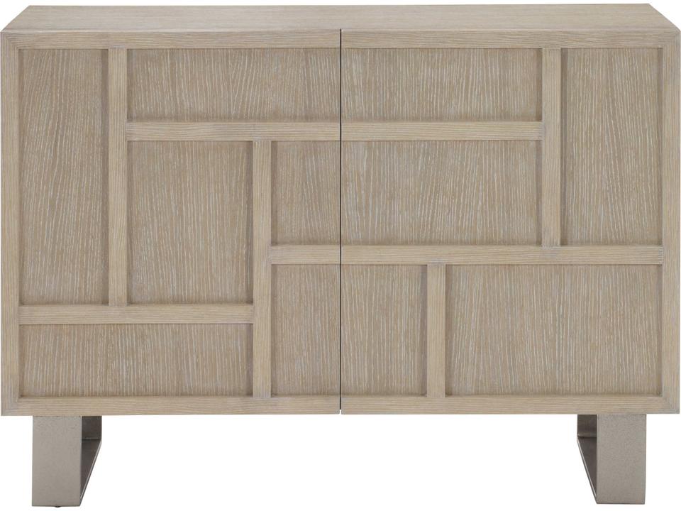 Solaria Beige Oak Wood Accent Chest