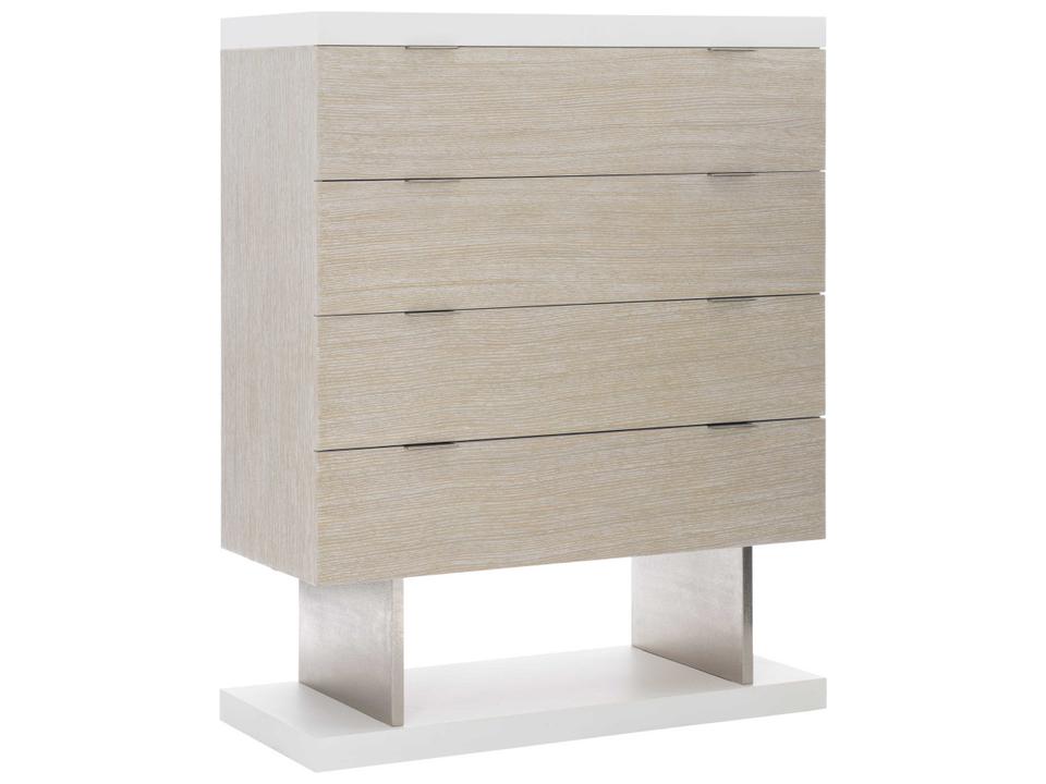 Solaria 4-Drawers Beige Accent Chest