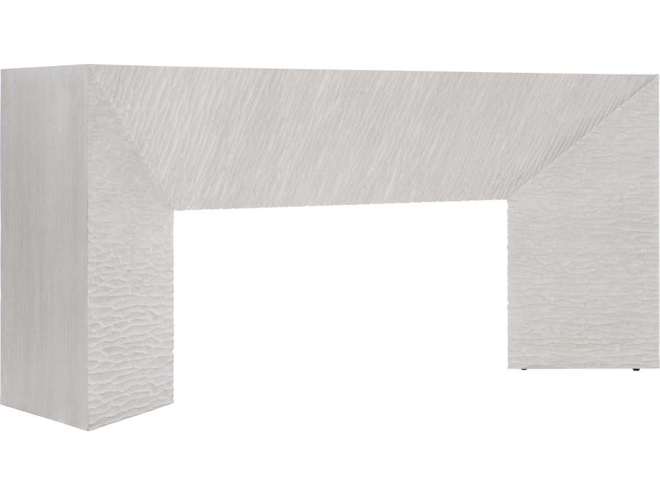 Solaria Console Table in Weathered Bone