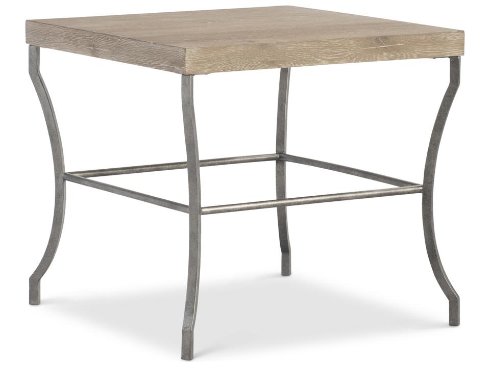 Tribeca Square Wood Aurum End Table