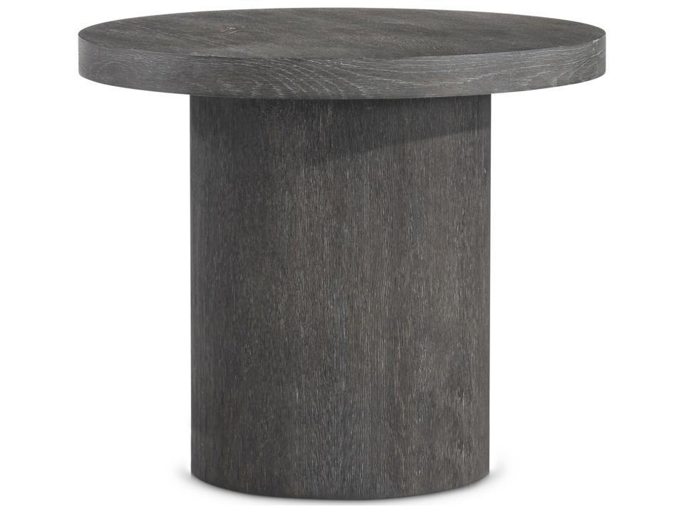 Tribeca Round Wood Tadon End Table