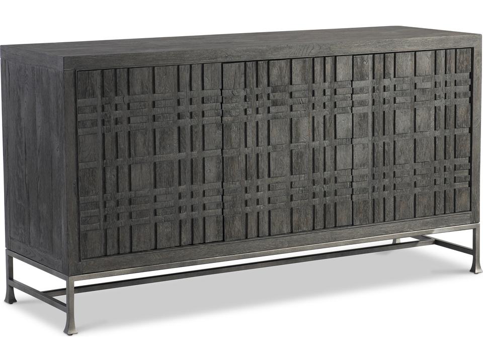 Tribeca Buffet Sideboard with Geometric Pattern in Tadon and Barlow