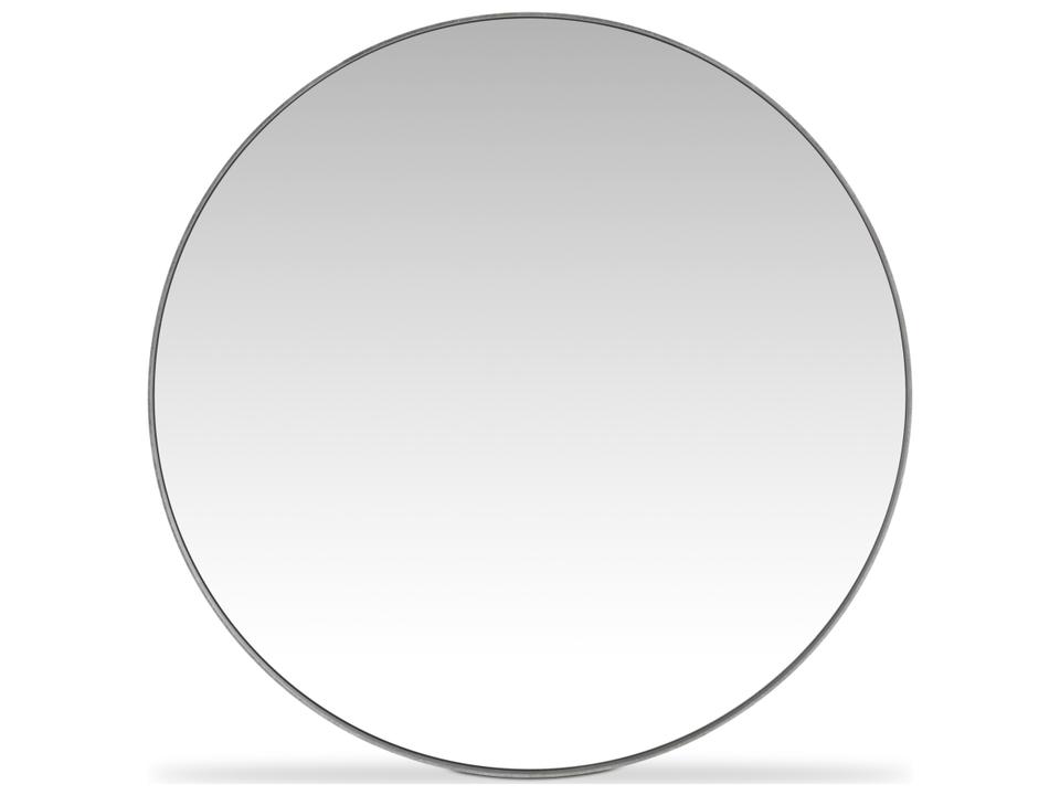 Tribeca Black Wall Mirror Round