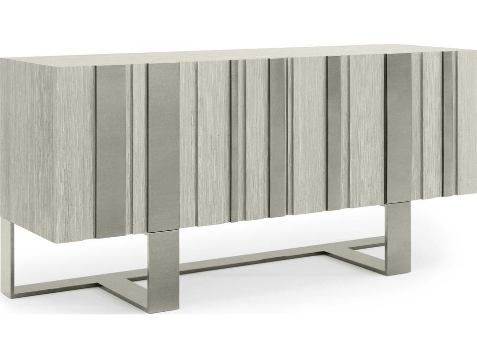 Tempo Buffet Sideboard in Larza Wirebrushed Oak and Satin Nickel
