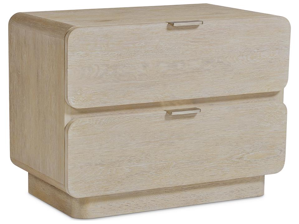 Loft Antibes 2-Drawer Nightstand in Roz Finish with USB Charging