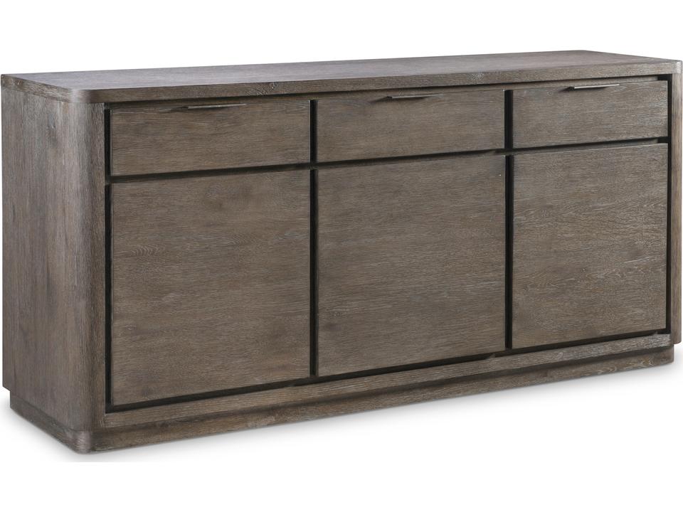 Outline Buffet Wire-Brushed Oak in Cassel Finish