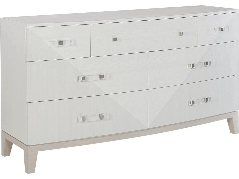 Axiom 7-Drawers Poplar Wood Double Dresser