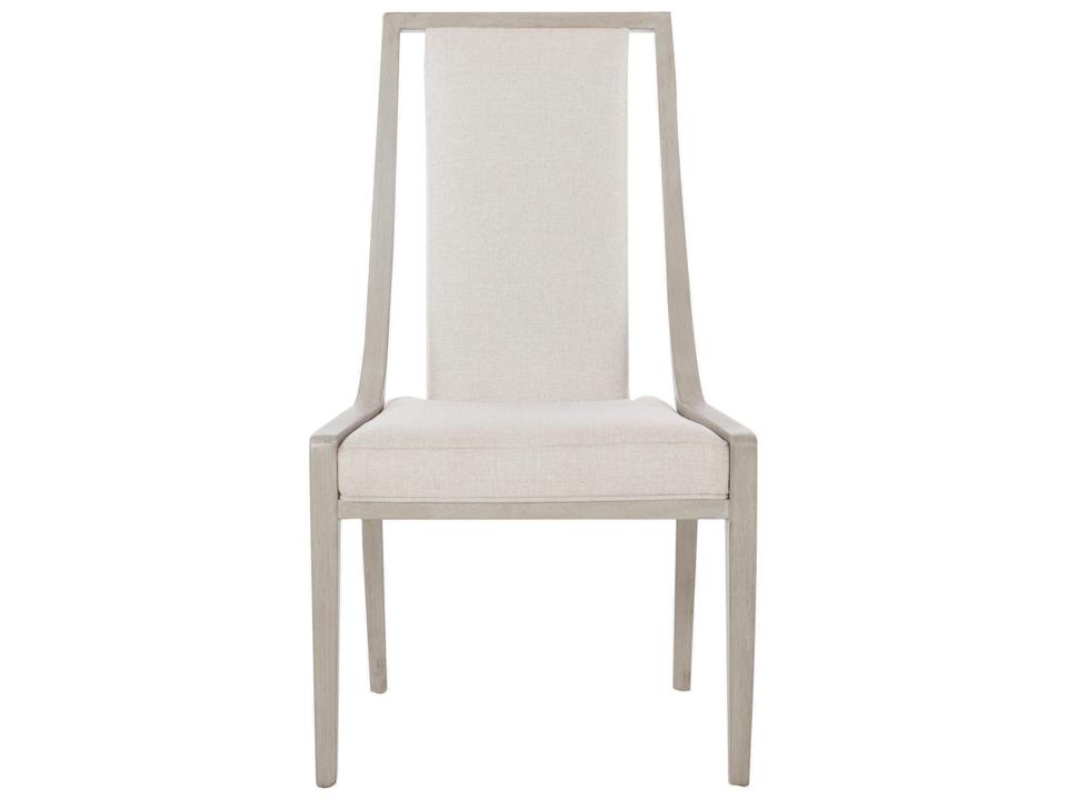 Axiom Upholstered Dining Side Chair Linear Gray