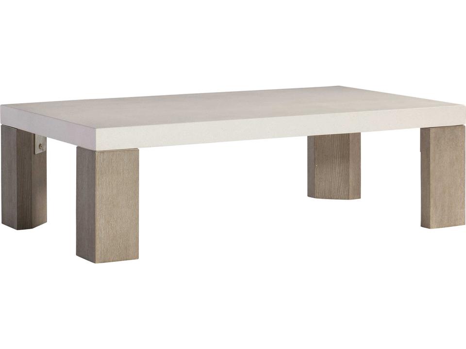 Lorenzo Rectangle Coffee Table in Vintage Cream and Flint