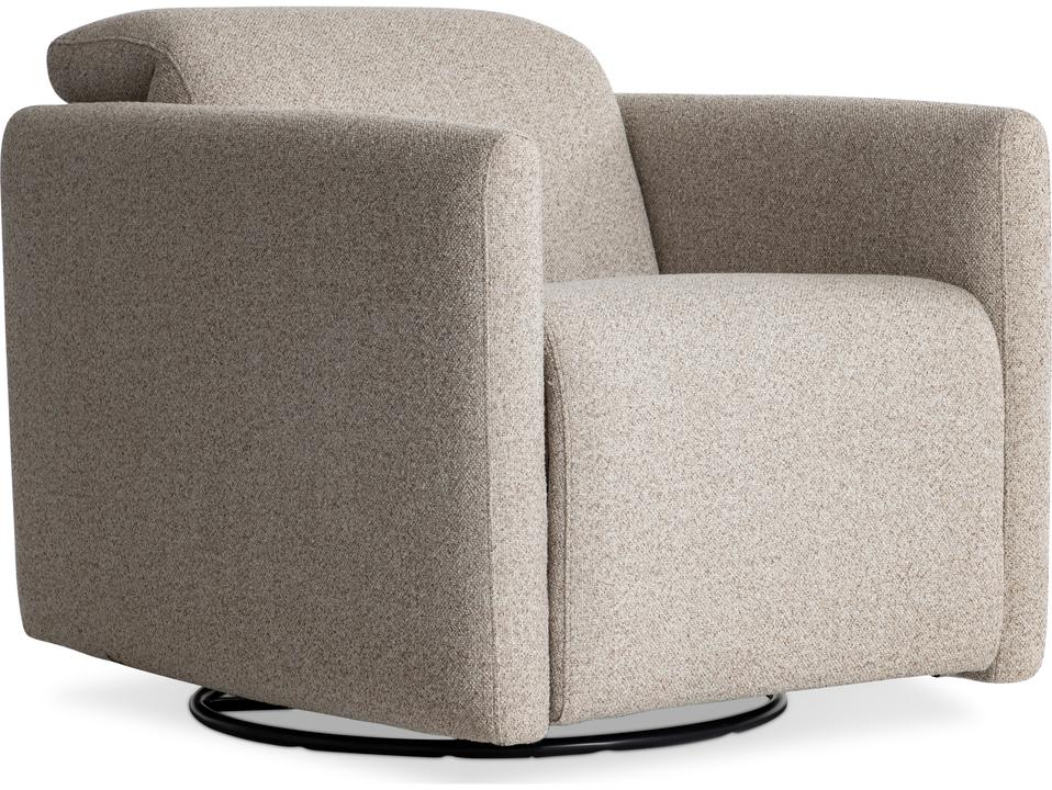 Livvy Fabric Power Motion Swivel Chair
