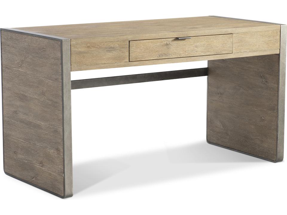 Tribeca Aurum Brown Oak Wood Computer Desk