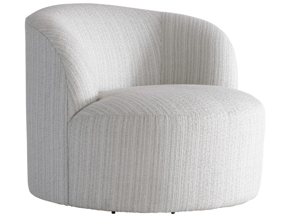 Mulia Swivel Outdoor Lounge Chair in Gray