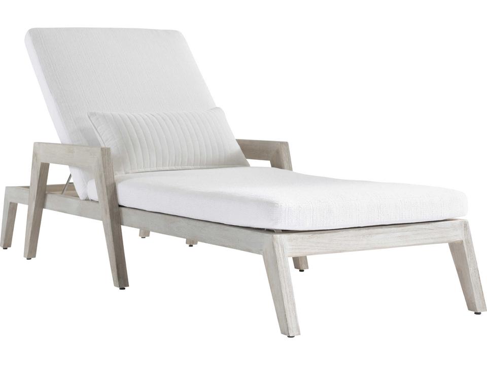 Altea Sun Washed Teak Outdoor Chaise Lounge