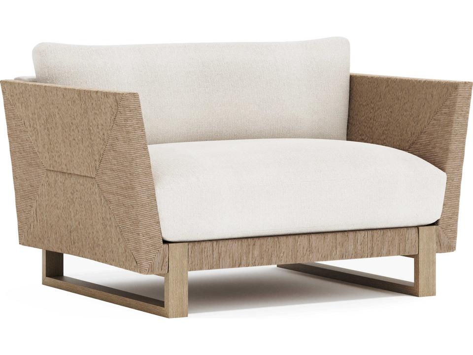 Praia Teak Cushion Patio Lounge Chair
