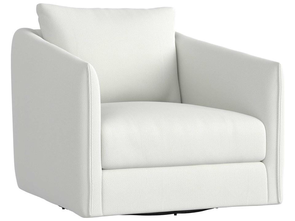 Solana Outdoor Swivel Chair in Performance Fabric