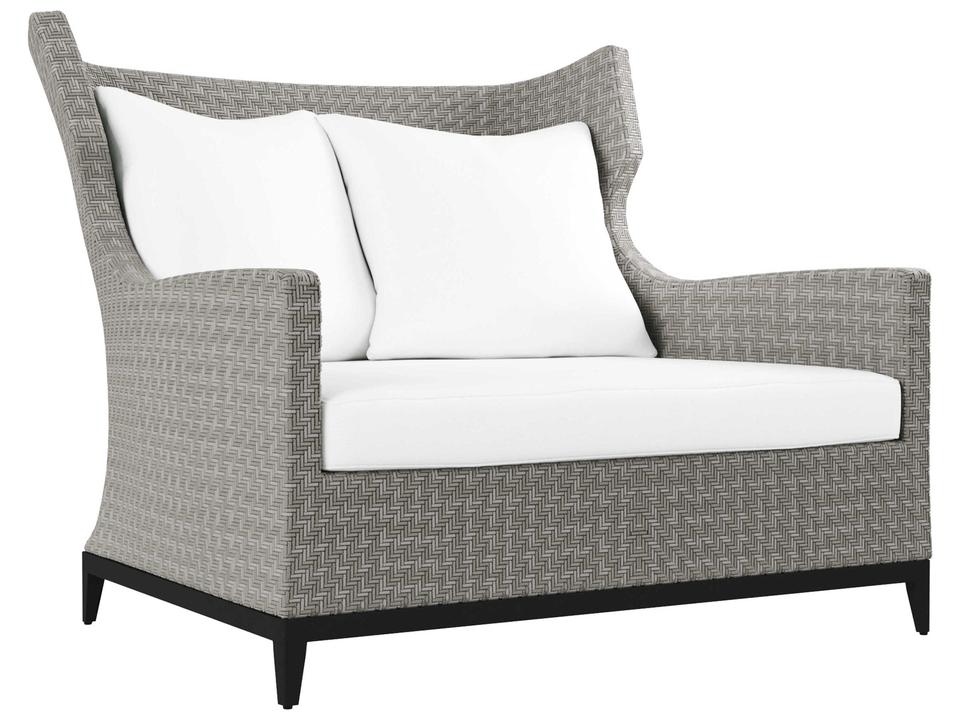 Captiva Outdoor Chair and a Half in Pewter Grey