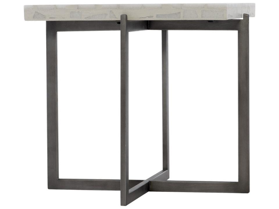 Stillwater Flint Gray / Terrazzo Square Outdoor End Table