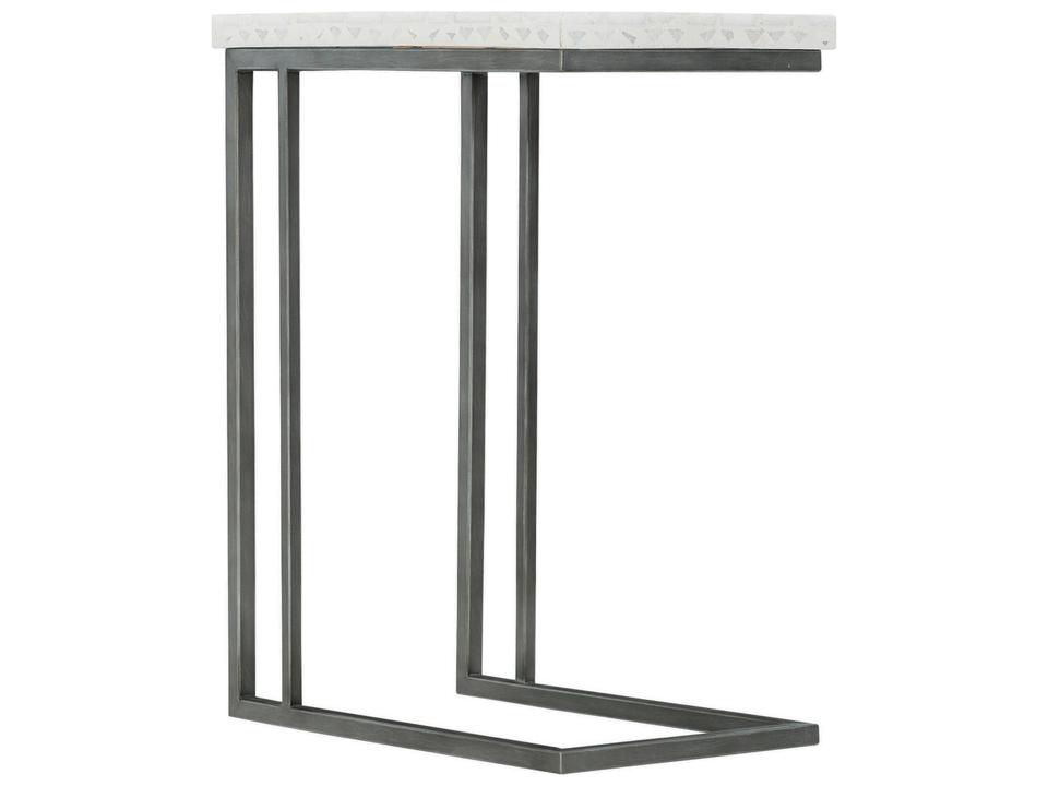 Sausalito Rectangle Accent Table in Terrazzo and Flint Gray