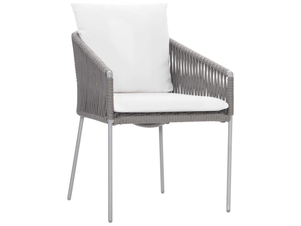 Amalfi Outdoor Armchair in Slate Grey and Charcoal Mist