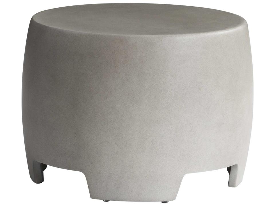 Maroma Round Outdoor Cocktail Table in Bedrock Finish