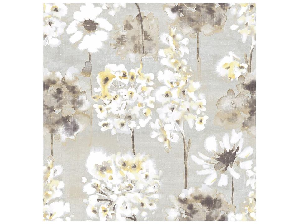 A-street Prints Marilla Yellow Watercolor Floral Wallpaper