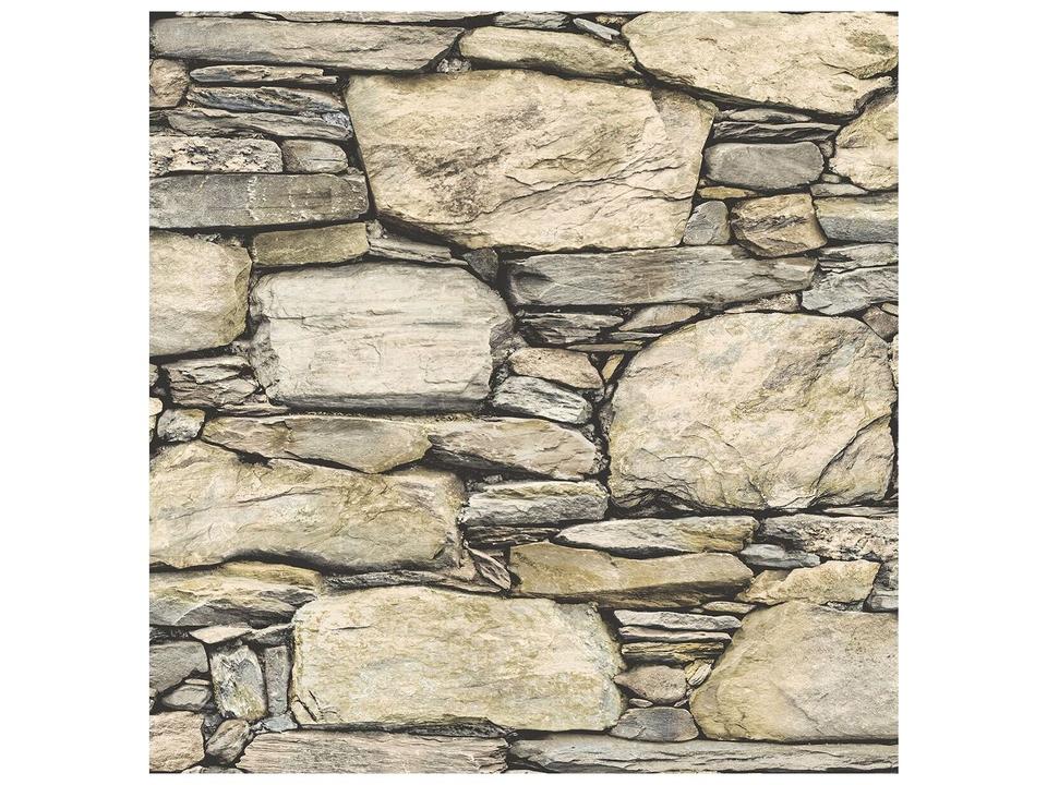 A-street Prints Stone Wall Wheat Historic Wallpaper