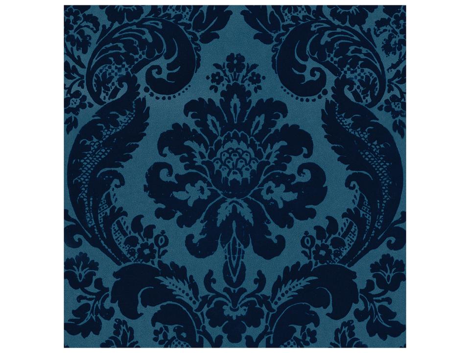 A-street Prints Shadow Blue Damask Wallpaper